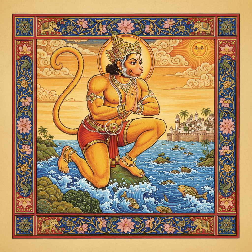 Hanuman's Mighty Leap