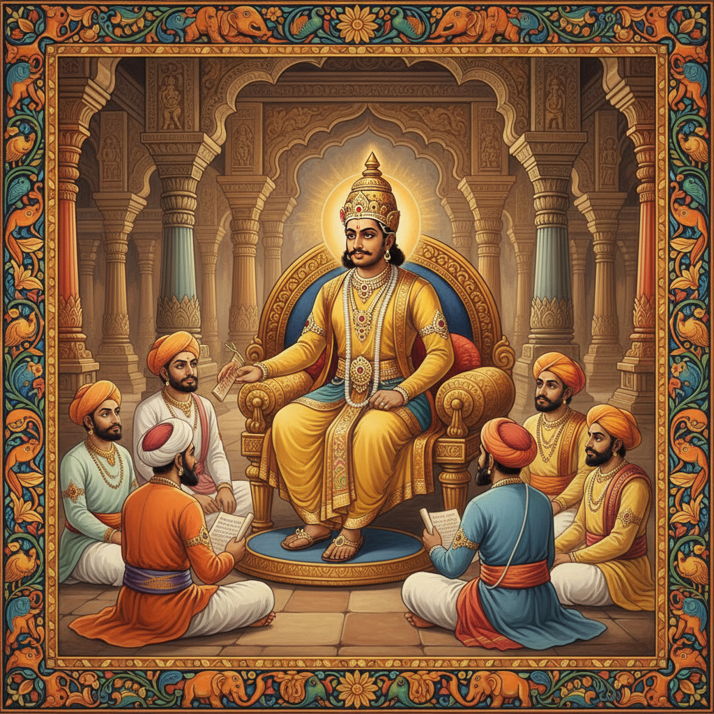 The Poet-King's Wisdom: Krishna Deva Raya