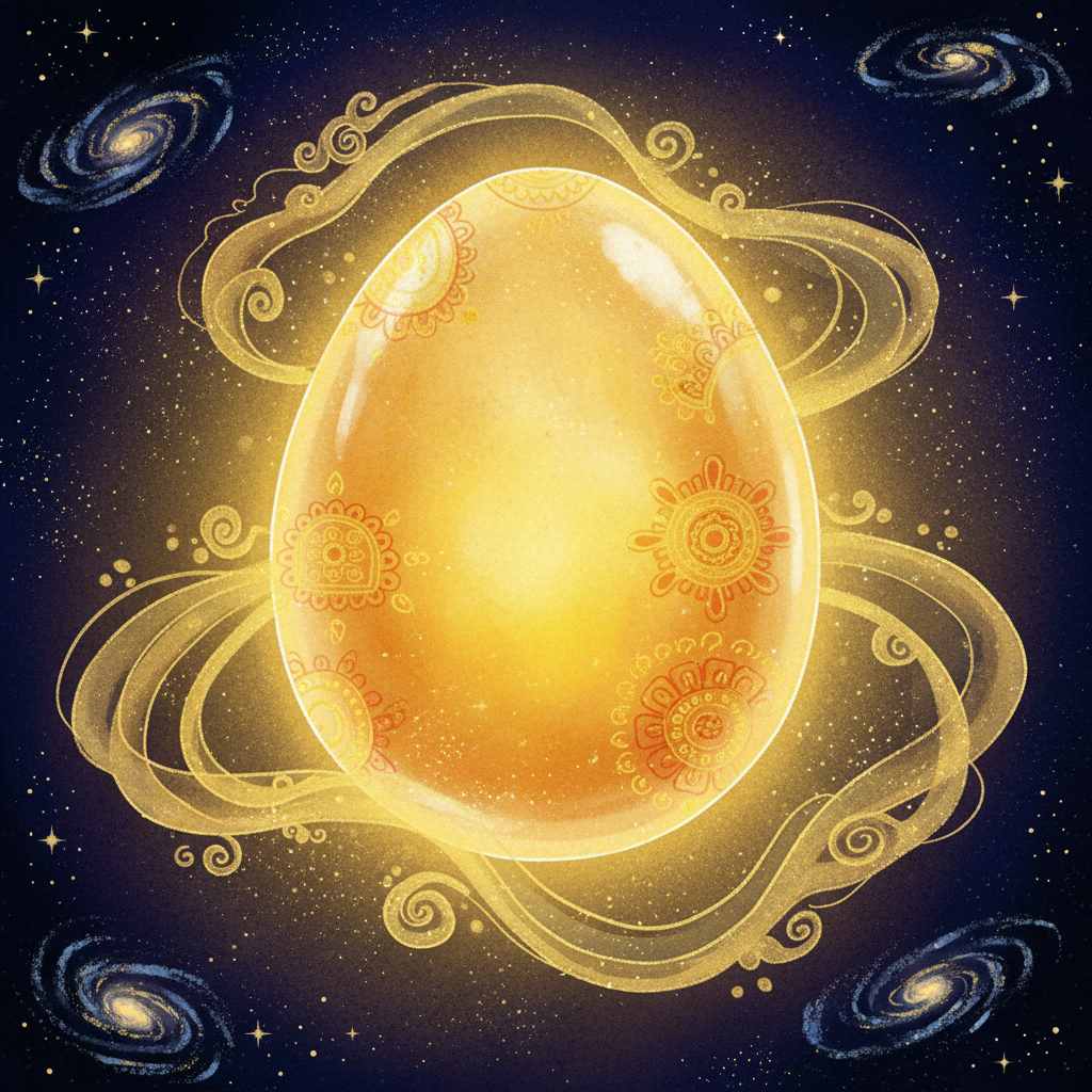 Golden cosmic egg