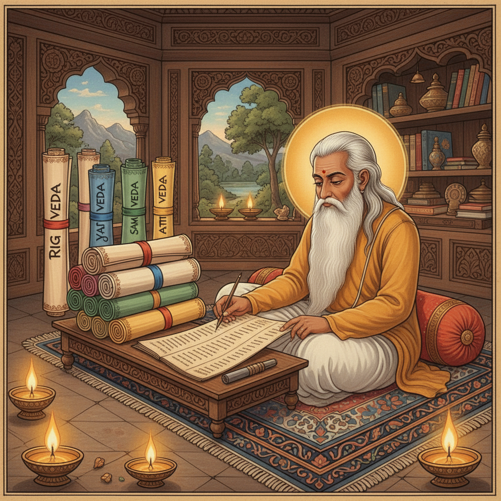 Vedavyasa writing