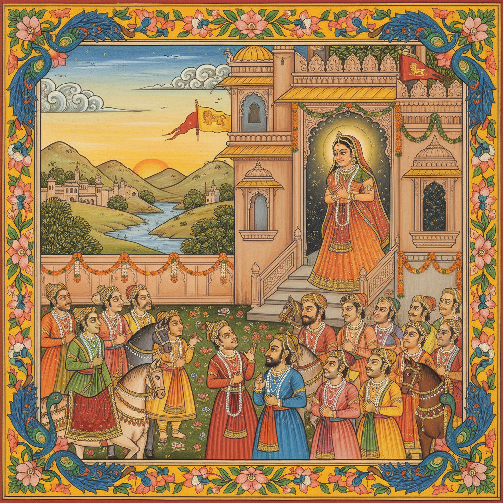 When it was time for Rama to marry, he traveled to the kingdom of Mithila, where