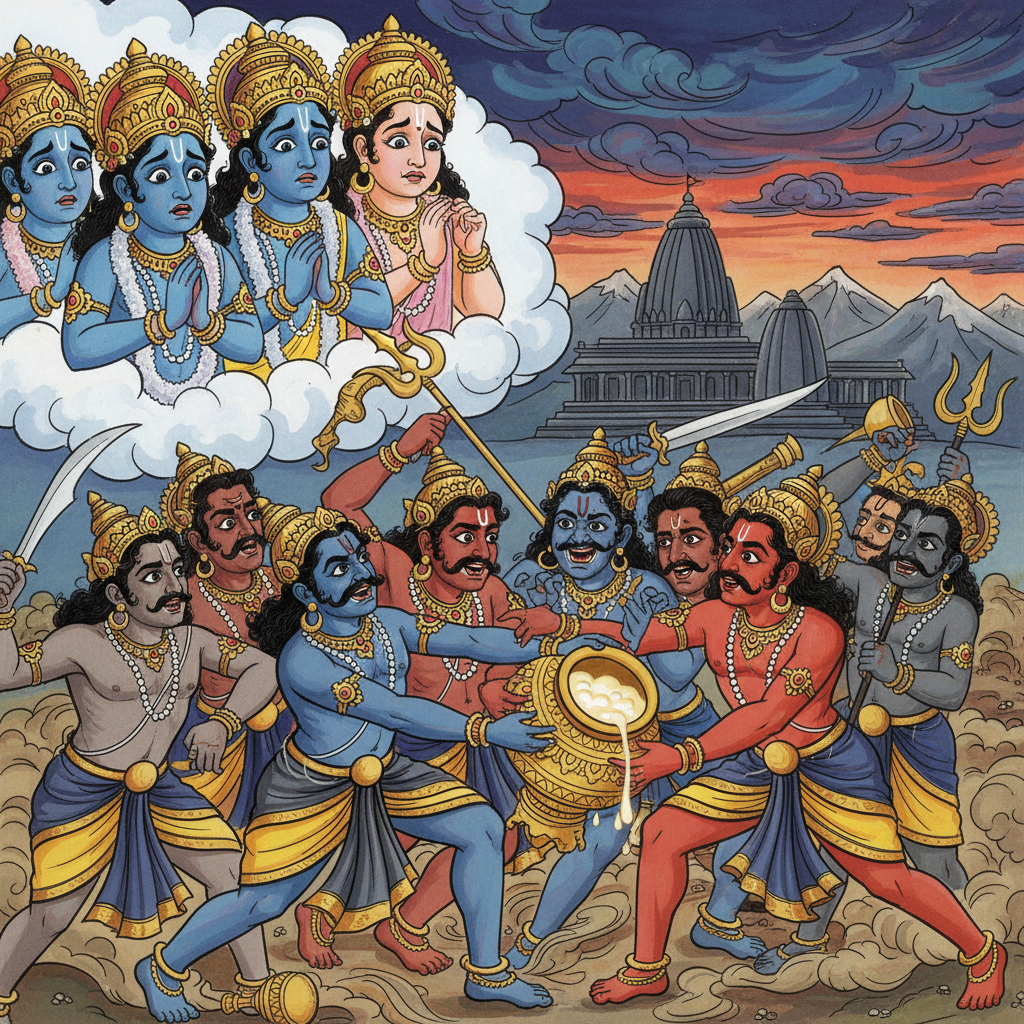 Devas looking worried