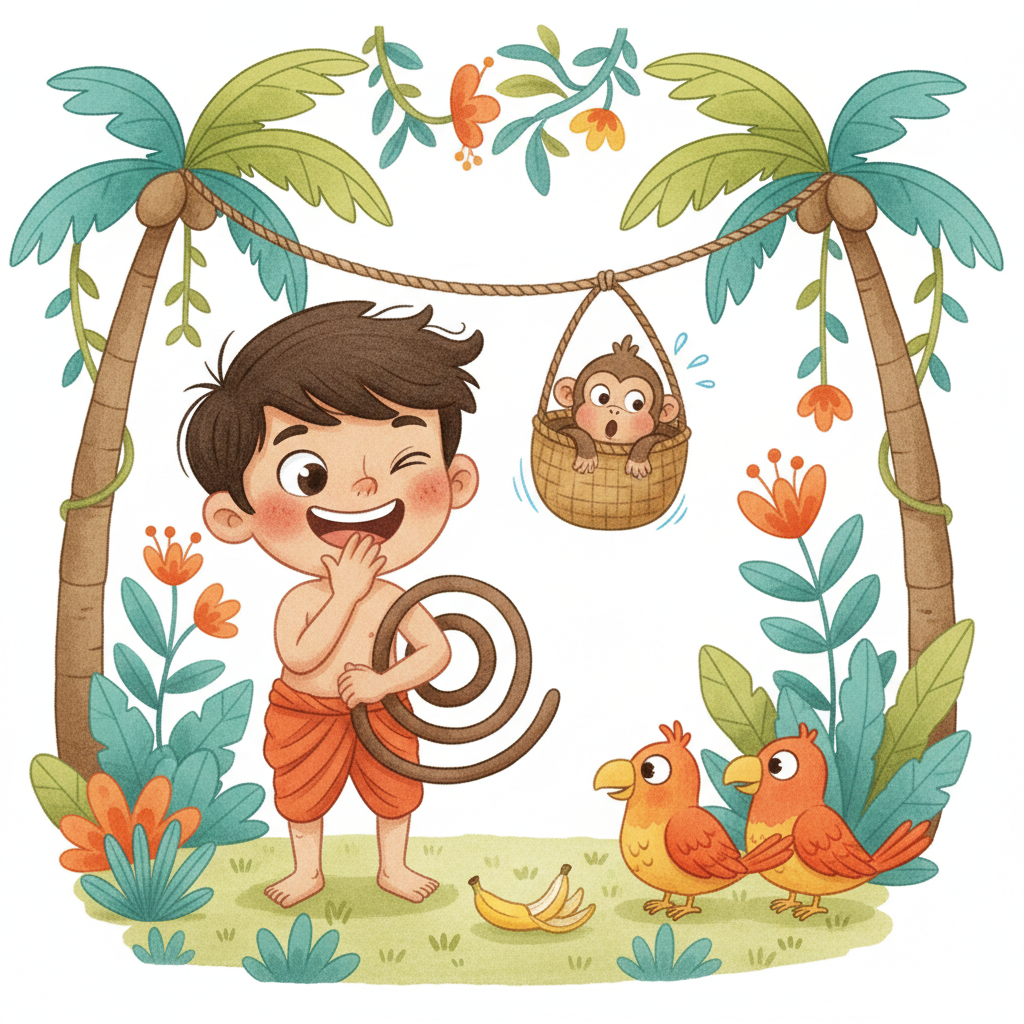 Narada grinning knowingly