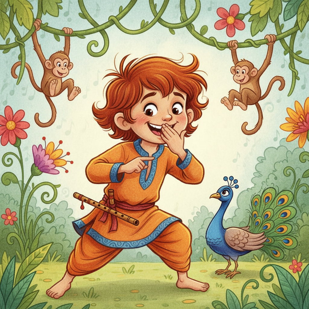 Narada wide-eyed with surprise