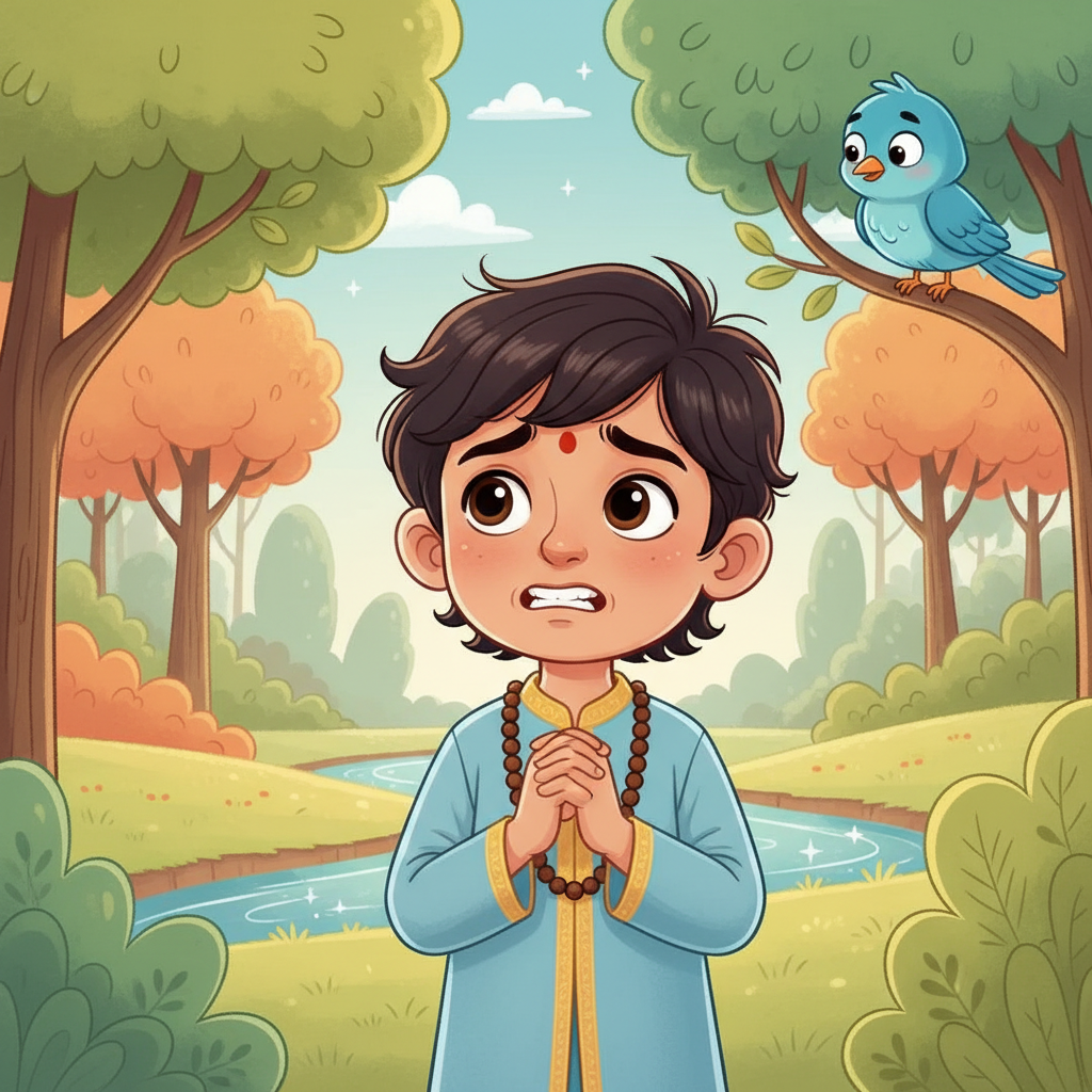 Narada worried about the lost Vedas