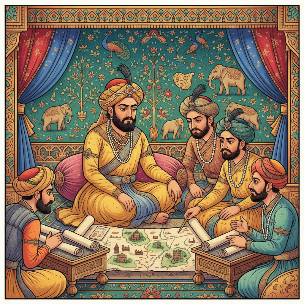 Muhammad Ghori planning his revenge.