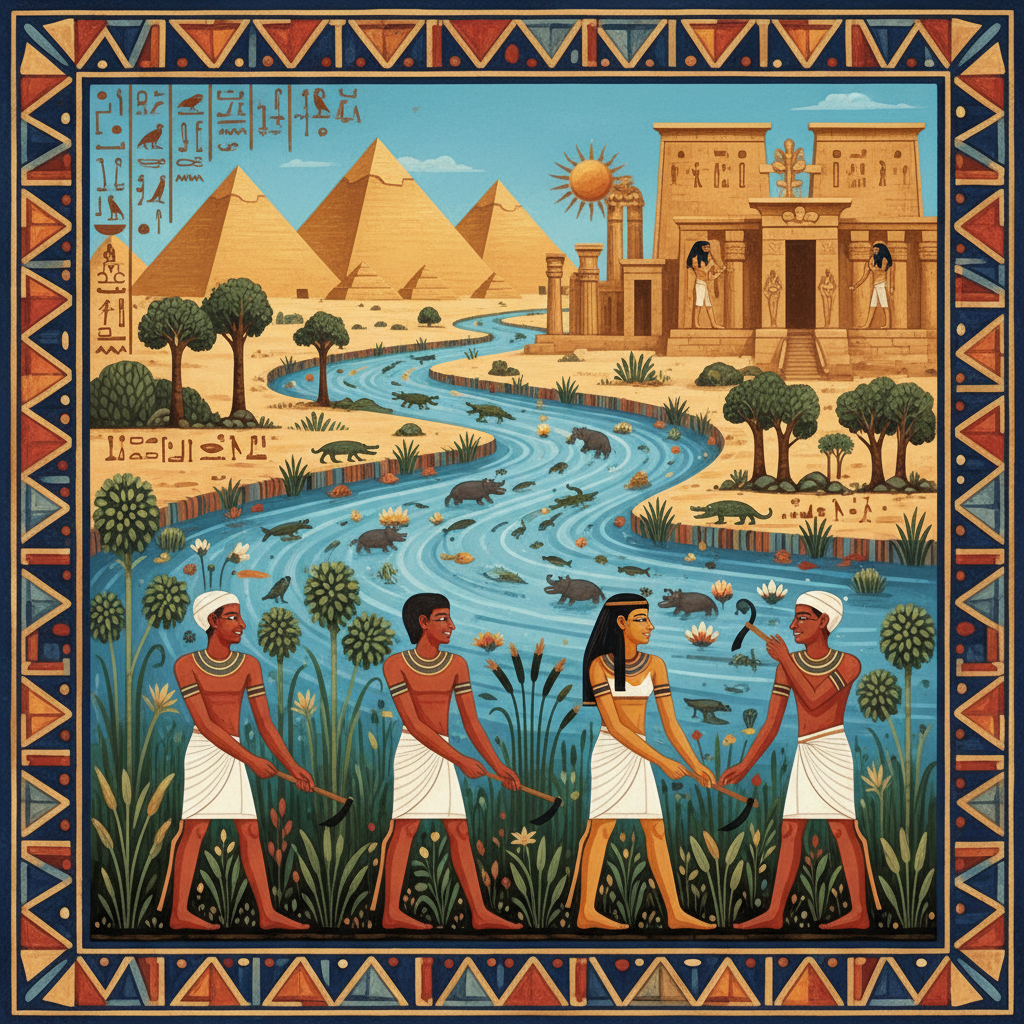 The Nile's Gift: How a River Built Ancient Egypt