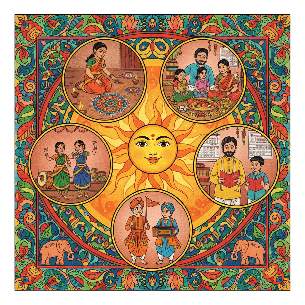 The Sun's New Journey: India's Solar New Year