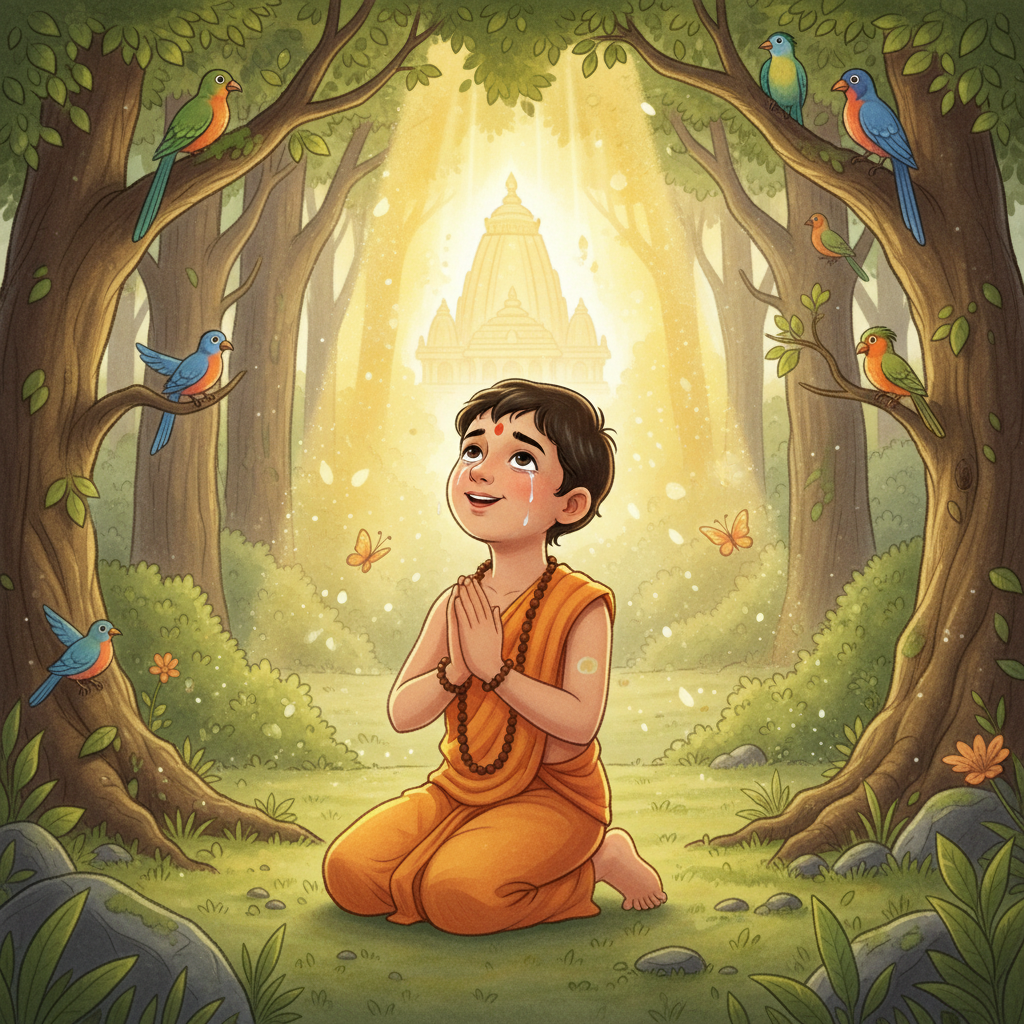 Narada in awe of the Gayatri Mantra